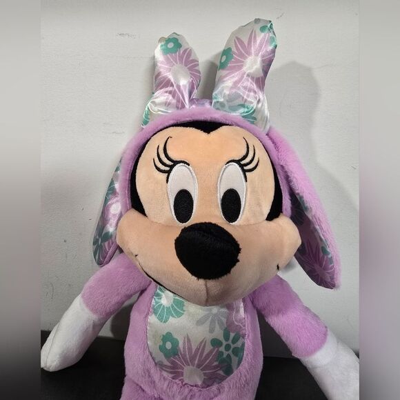 Officially Licensed Disney Minnie Mouse Easter Bunny Large Plush 17",  New - Picture 5 of 8